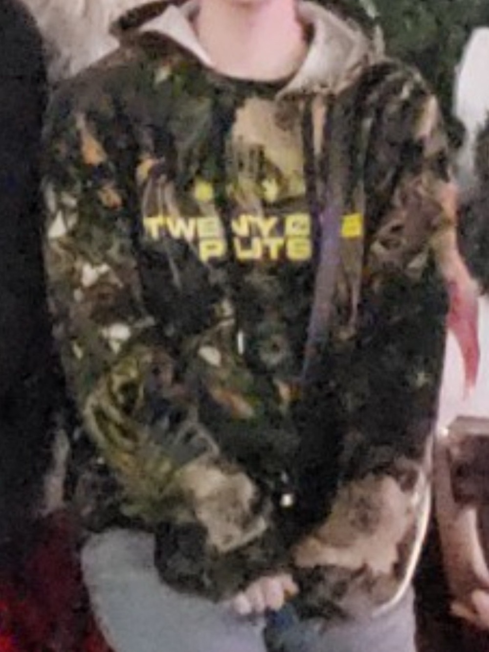 Twenty One Pilots Floral Camo Hoodie